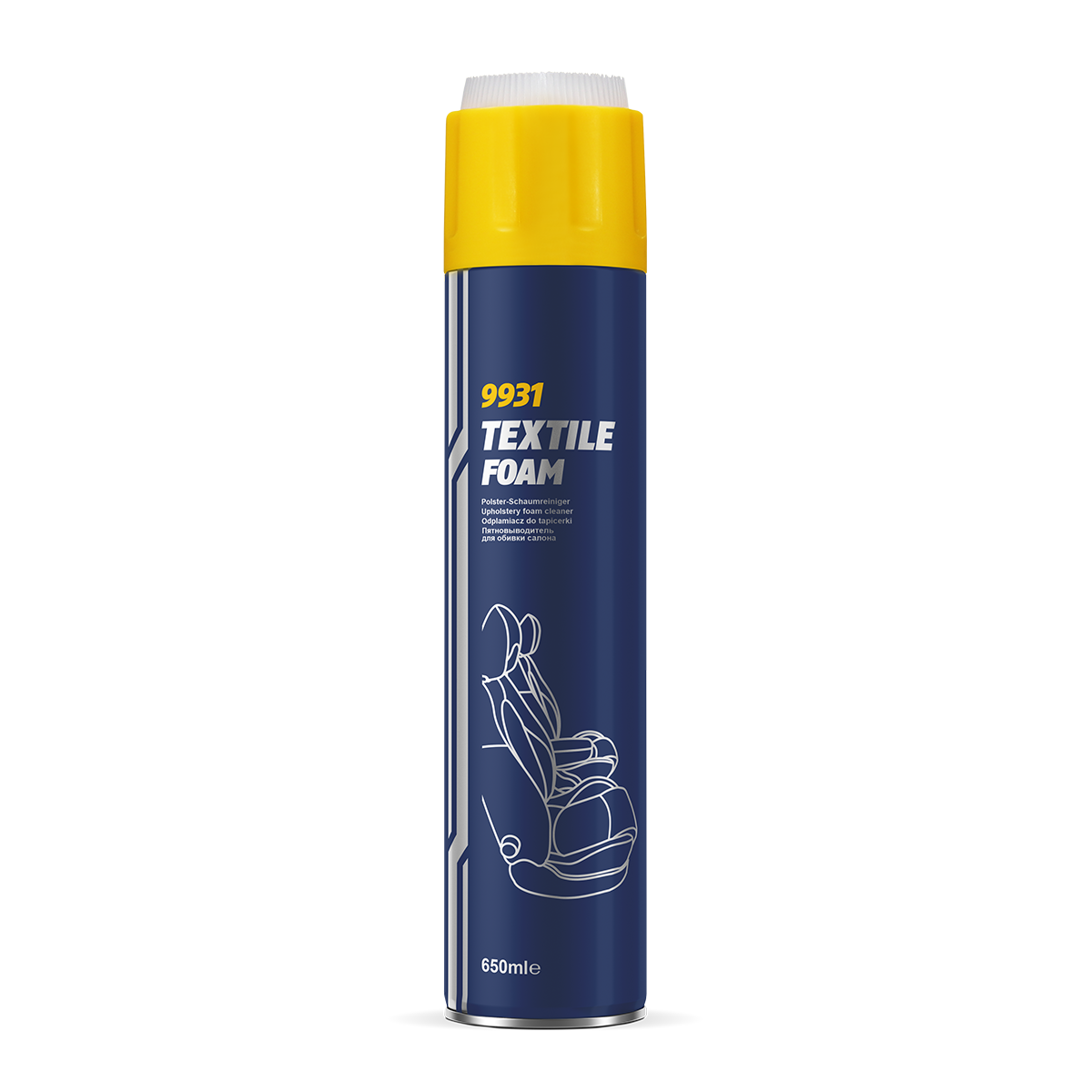 MOUSSE NETTOYANT SIEGE VOITURE 650ML MANNOL