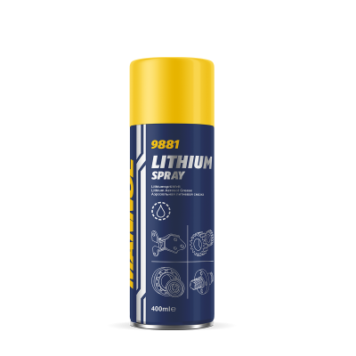 GRAISSE LITHIUM SPRAY 400ML MANNOL
