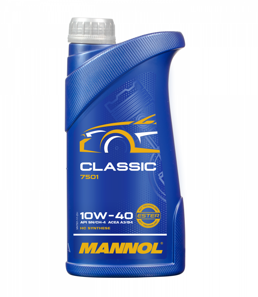 HUILE MOTEUR 10W40 1L CLASSIC 7501 MANNOL