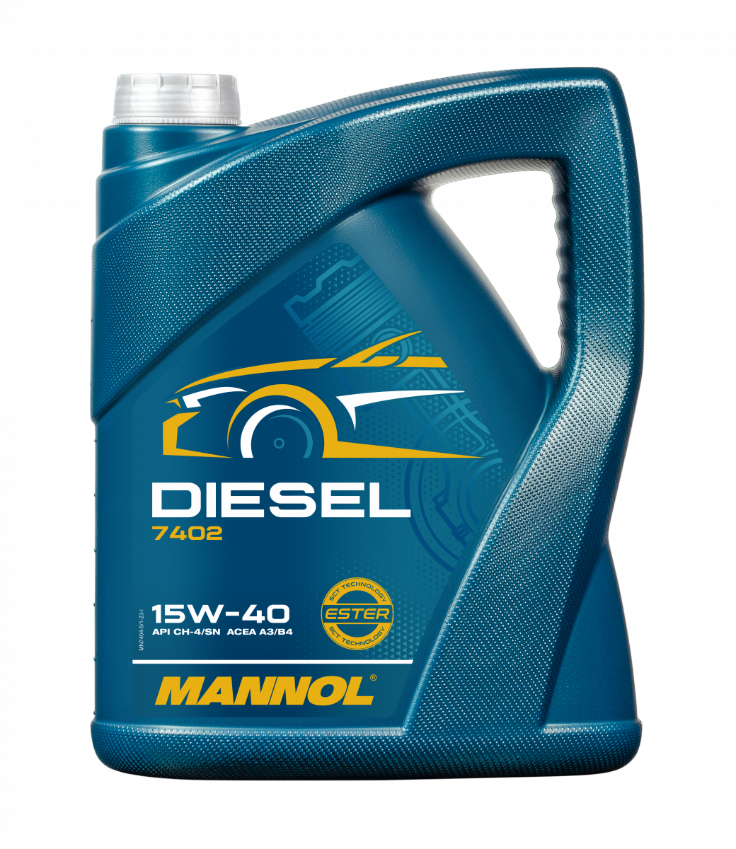 HUILE MOTEUR 15W40 5L DIESEL 7402-5 MANNOL