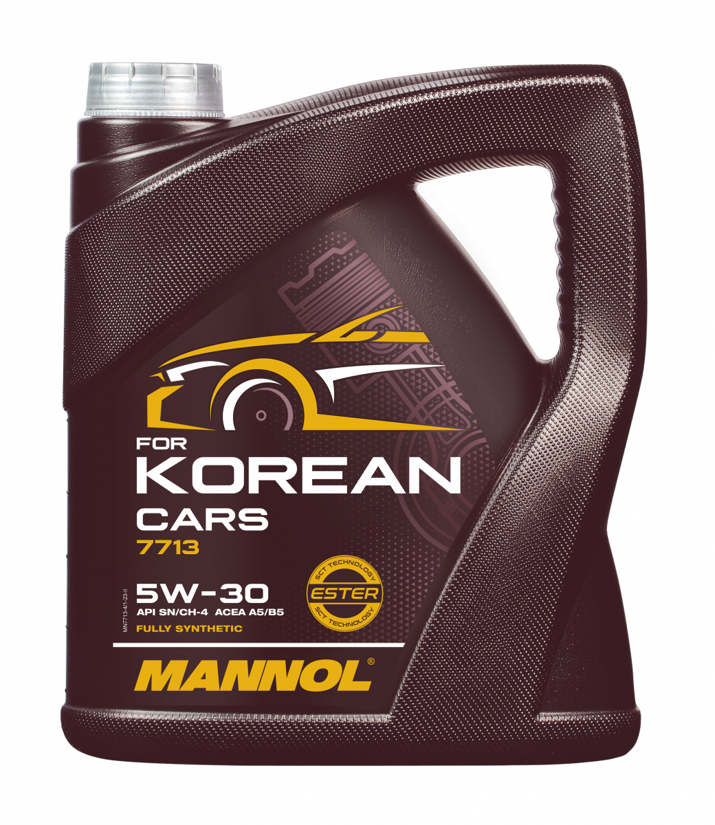 HUILE MOTEUR 5W30 4L KOREAN CARS 7713 MANNOL