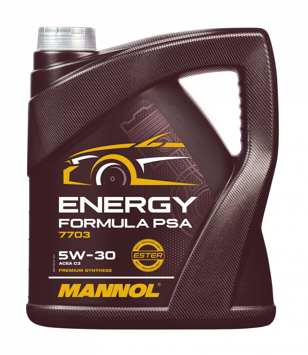 HUILE MOTEUR 5W30 4L ENERGY FORMULA PSA 7703 MANNOL