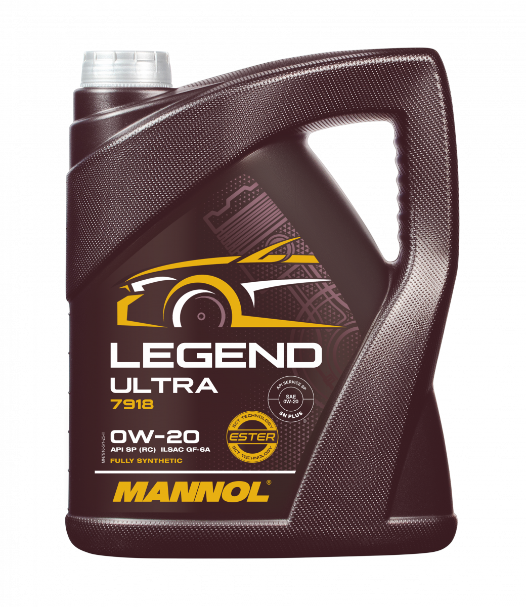 HUILE MOTEUR 0W20 5L LEGEND ULTRA 7918 MANNOL