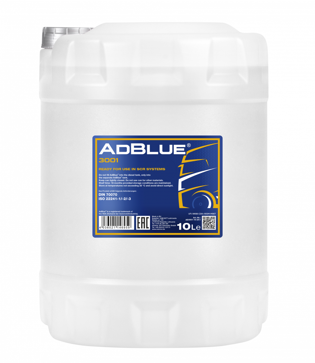 ADBLUE 10L SCT 3001 MANNOL