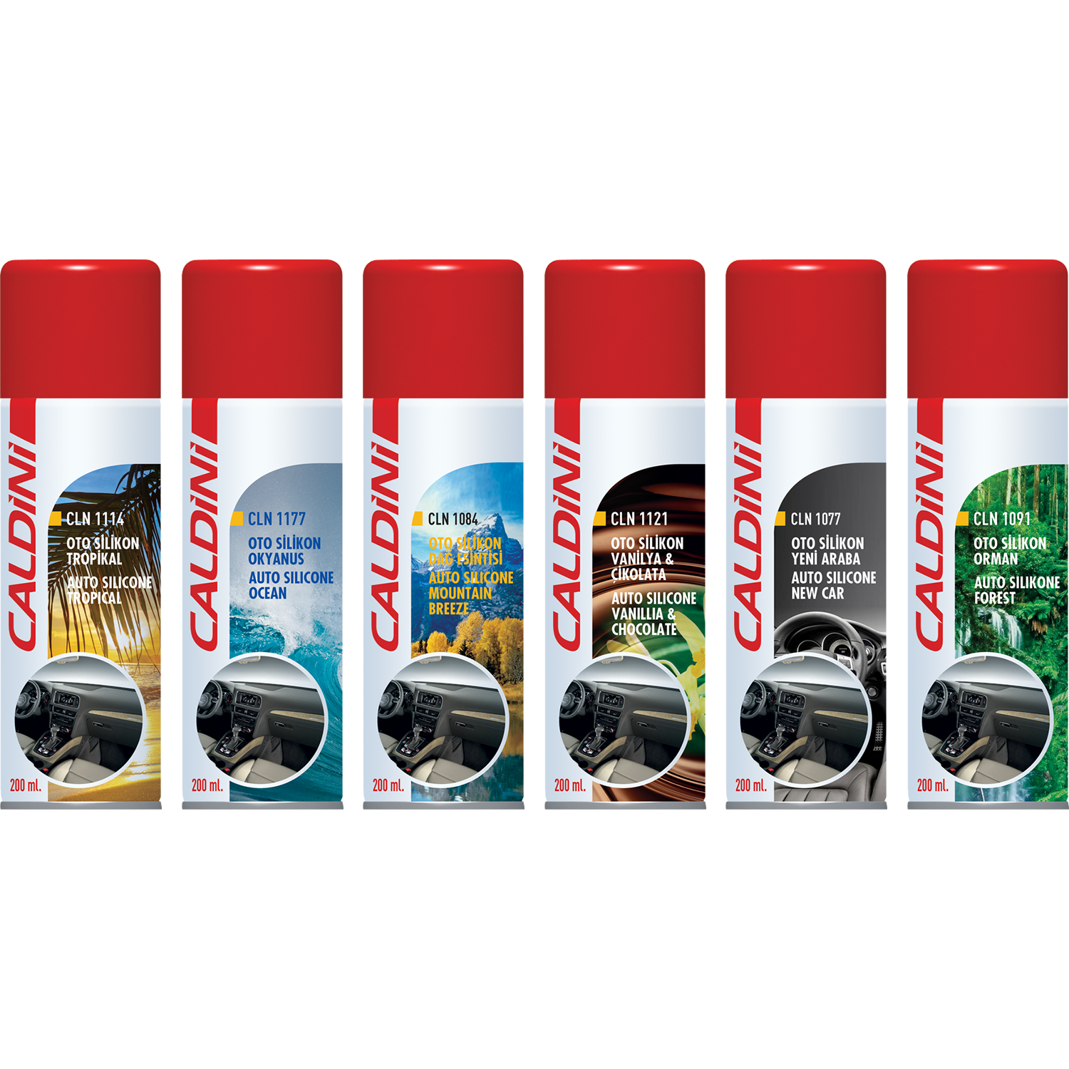 NETTOYANT TABLEAU DE BORD NEW CAR 400ML CALDINI