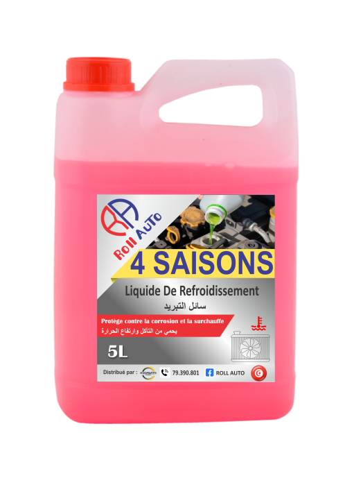 EAU RADIATEUR 4 SAISONS ROSE 5L ROLL AUTO