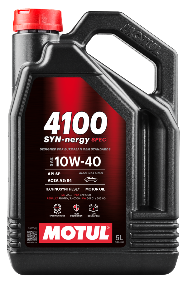 10W40 5L 4100 SYN-NERGY MOTUL