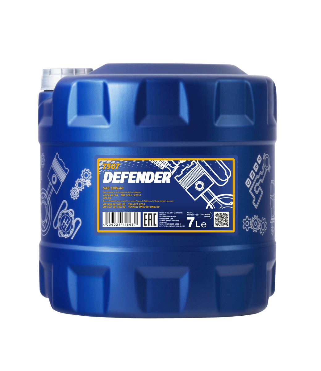 10W40 7L DEFENDER 7507-7 MANNOL