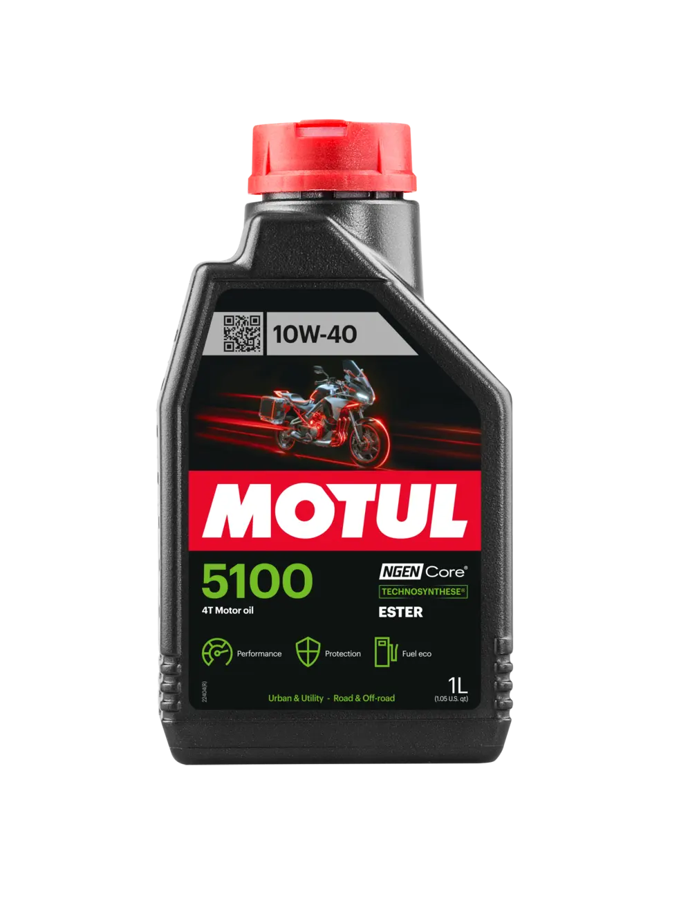 HUILE MOTEUR 10W40 1L 5100 4T MOTUL