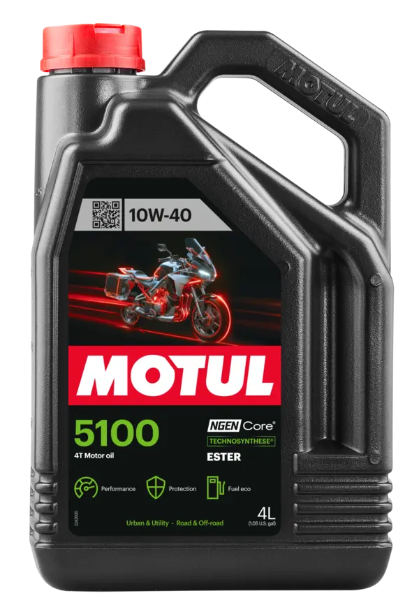 HUILE MOTEUR 10W40 4L 5100 4T MOTUL