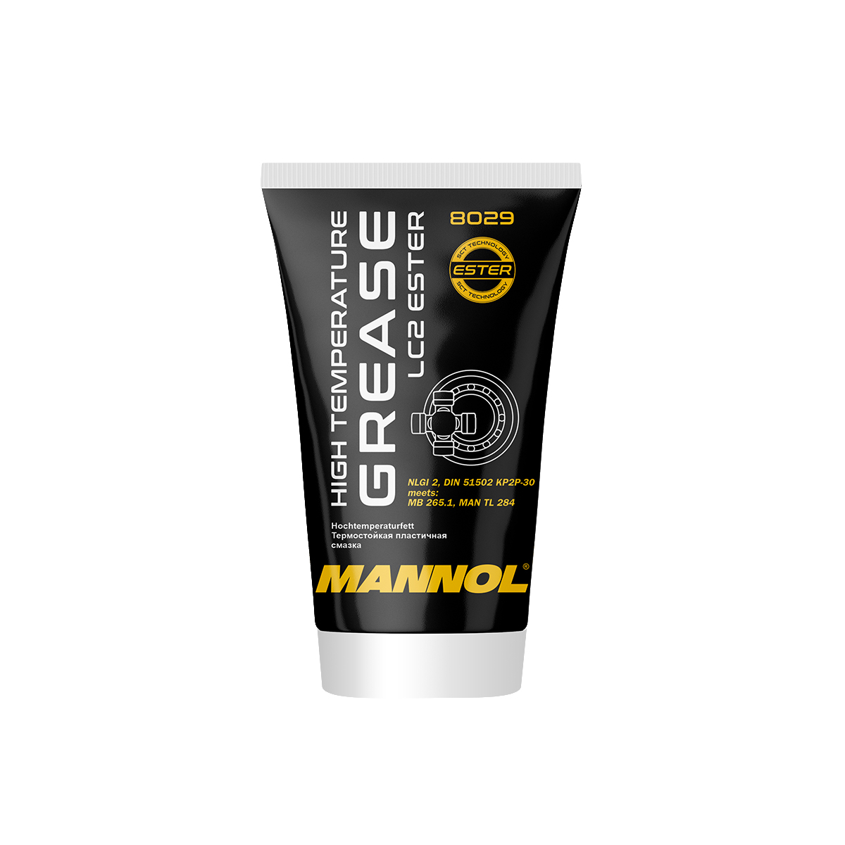 GRAISSE HAUTE TEMPERATURE -30 °C à +170 °C LC2 100G BLEU MANNOL